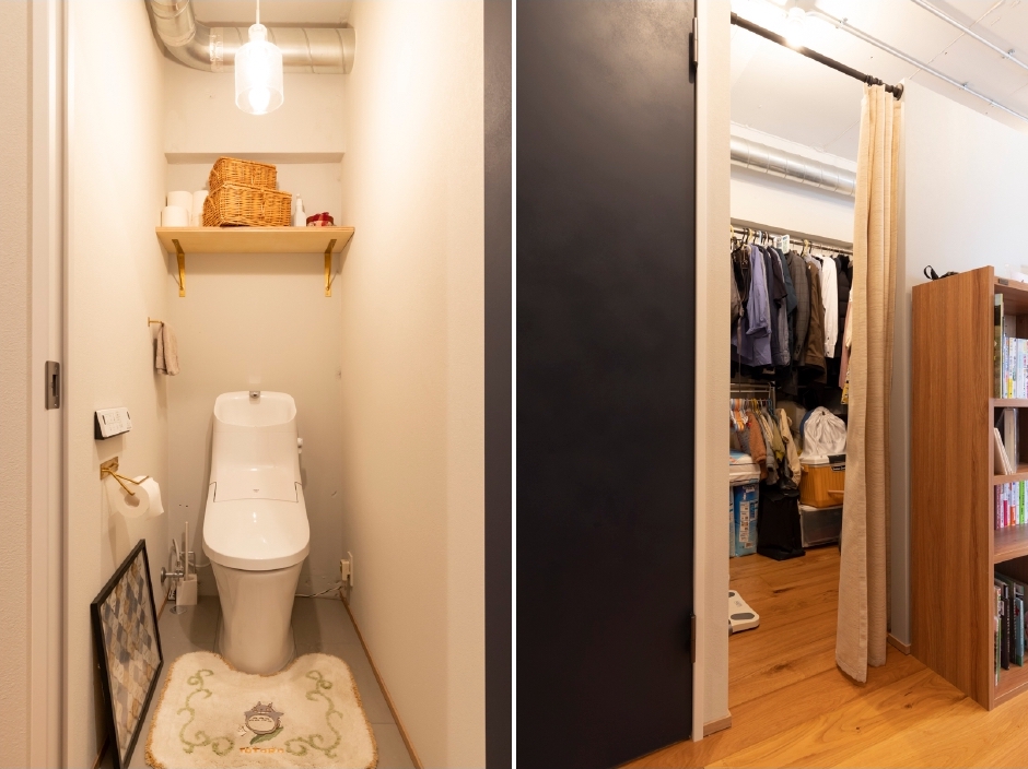 トイレとクロゼット