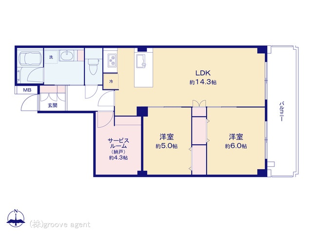 東京都の中古マンション: サンシティJ棟