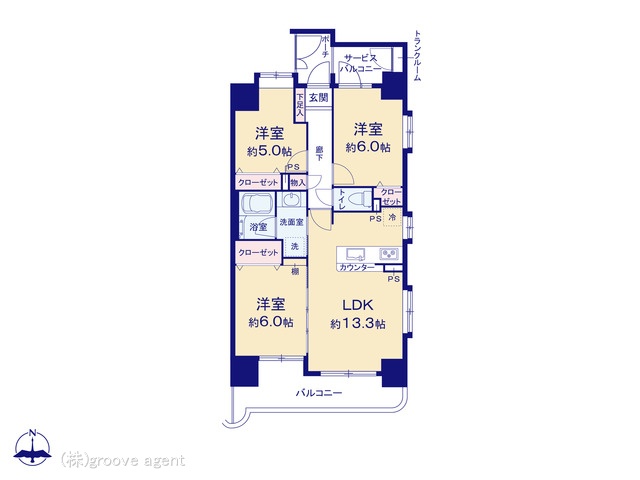東京都の中古マンション: ダイアパレス篠崎