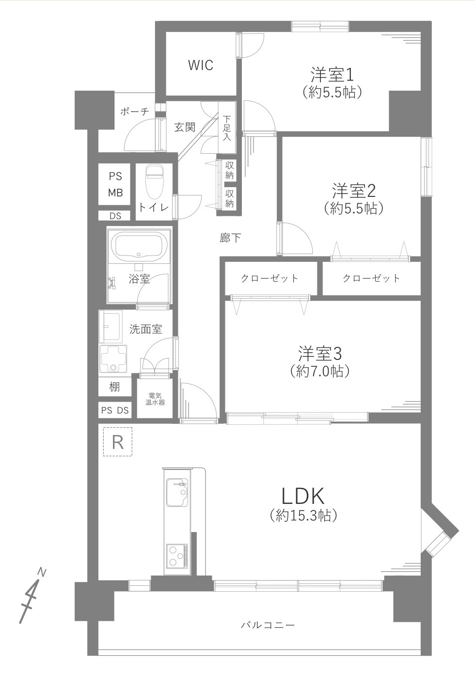 志木パストラルマンション 301