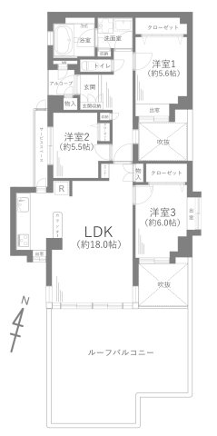 コスモ井土ヶ谷グランヒルズ九号棟 512