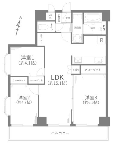 クリオ小机壱番館 305