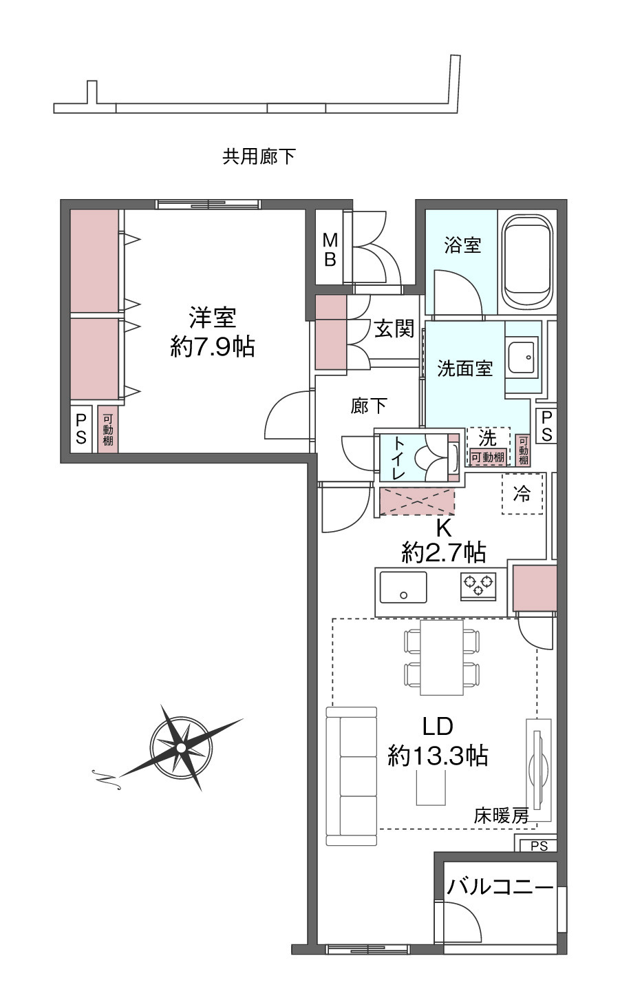 プラウドジェム市ヶ谷
