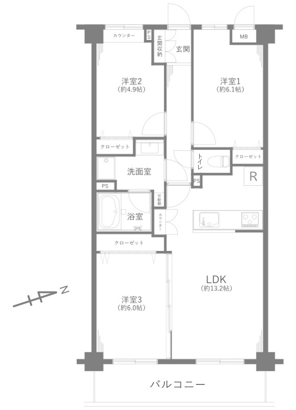 藤和ライブタウン松戸新八柱�V