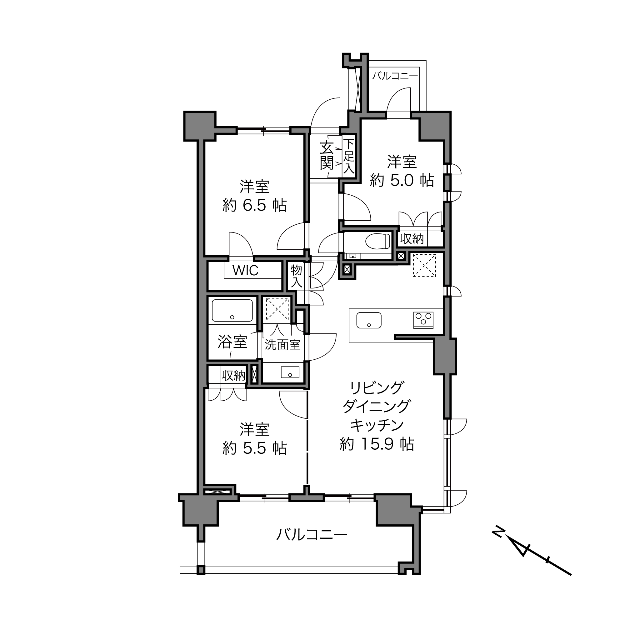 東京都の中古マンション: ザ・ミッドランドアベニュー