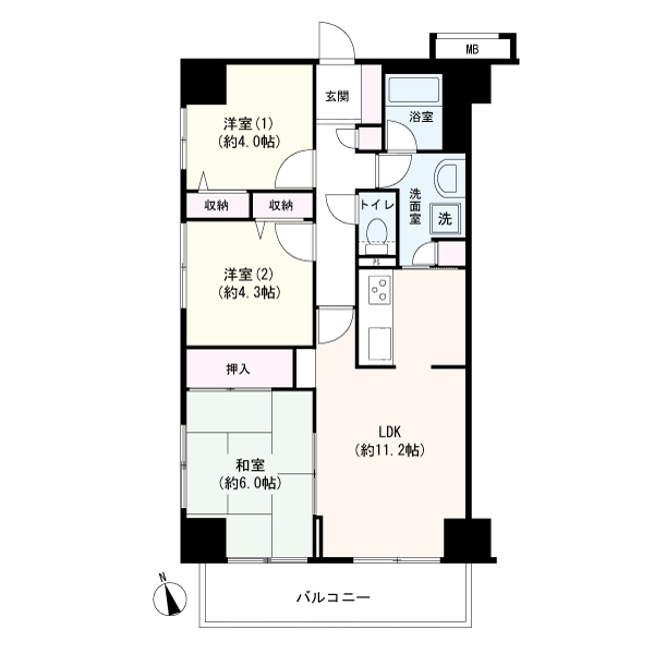 東京都の中古マンション: グレイスコート船橋