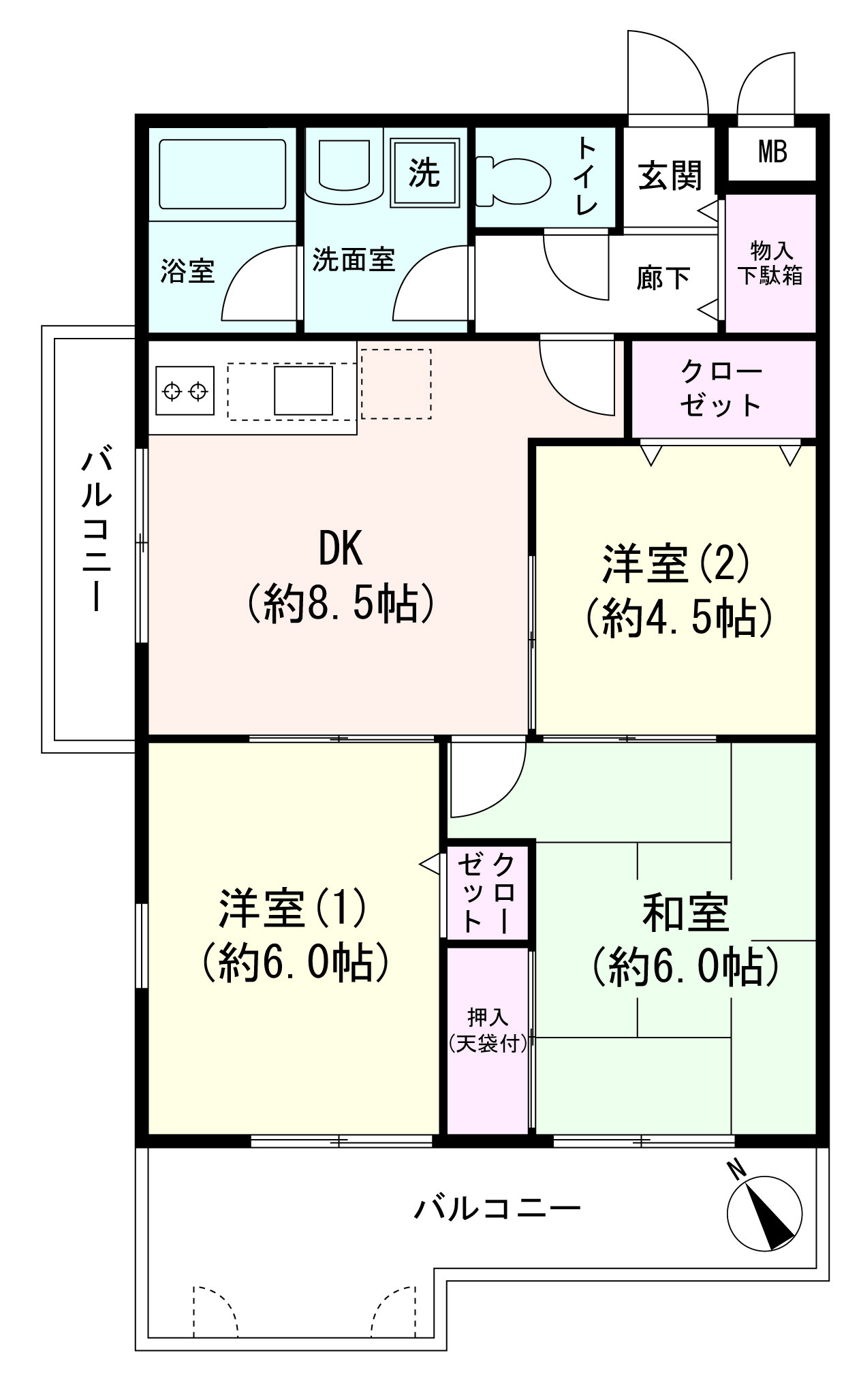 東京都の中古マンション: マック北戸田コート