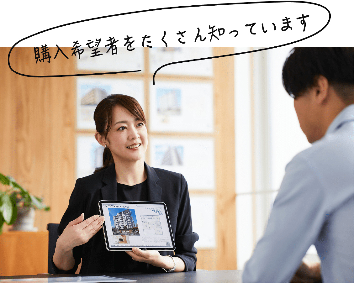 購入希望者とのマッチング