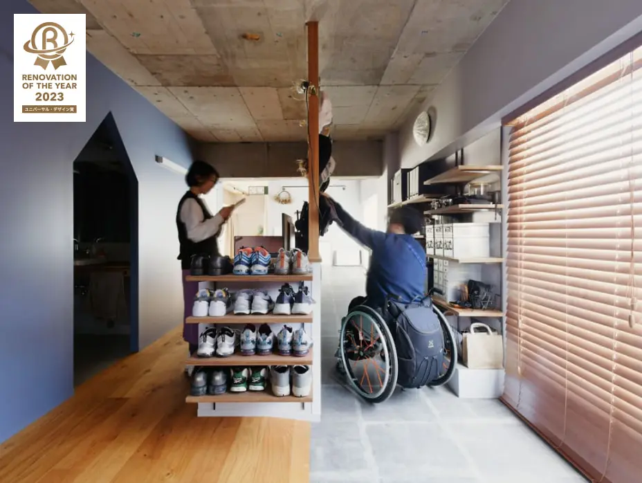 土間が廻る住まい