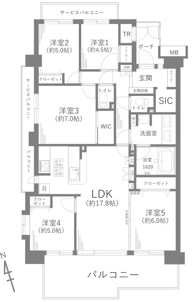 神奈川県の中古マンション: ラムーナ横浜戸塚スカイリッジF棟