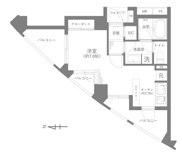 東京都の中古マンション: クオリア目黒大橋ウエスト