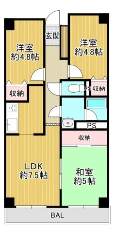 埼玉県の中古マンション: -三丁目不動産-　ダイアパレスビッグウィング深谷