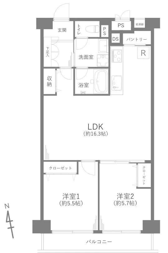 東京都の中古マンション: 花小金井スカイハイツ