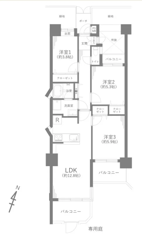 東京都の中古マンション: ザ・ステイツ志木アーバンヒルズ
