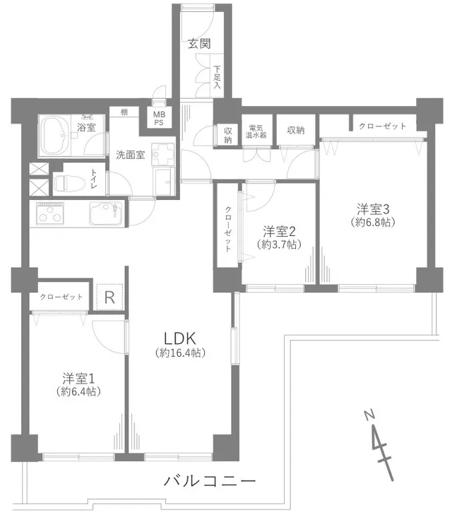 東京都の中古マンション: 南馬込スカイハイツ