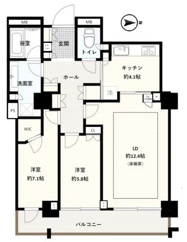 東京都の中古マンション: キャナルワーフタワーズウエスト