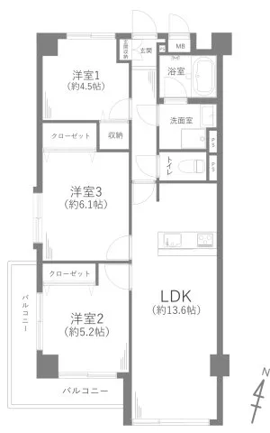 神奈川県の中古マンション: チュリス鎌倉
