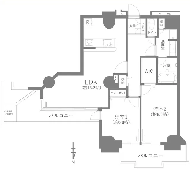 埼玉県の中古マンション: エルザタワー55