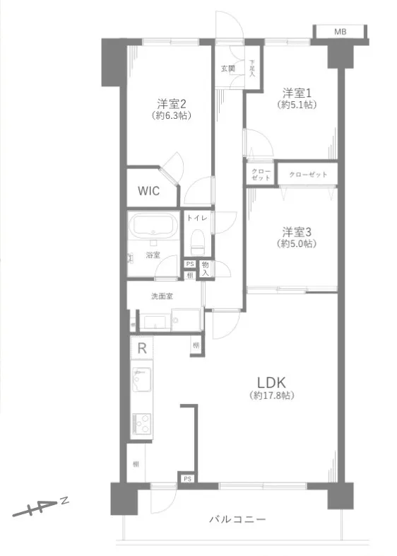 東京都の中古マンション: 藤和シティホームズ柏